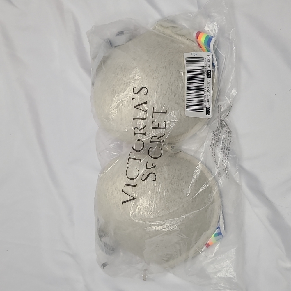 36DD | Victoria's Secret | Rainbow Banding Pushup | Multicolor
